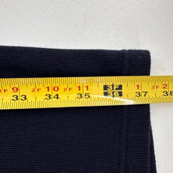 Liz Claiborne Meg Allen Women's Navy Blue Long Skirt 1X knit maxi nautical - Picture 4 of 7